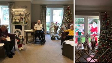 Christmas celebrations at Newton Aycliffe care home